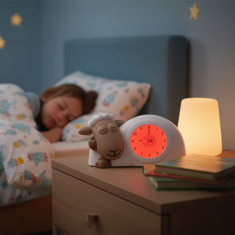 reveil enfants apprendre a rester au lit